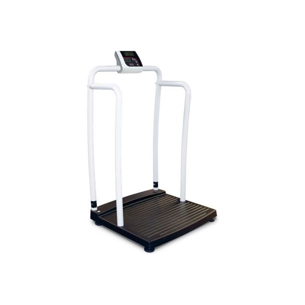 Rice Lake Weighing Systems Rice Lake 250-10-2BLE Bariatric Handrail Scale with Bluetooth BLE 4.0, 1000 lb x 0.2 lb 194733 - main